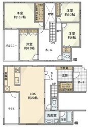 堀の内町3丁目戸建の物件間取画像